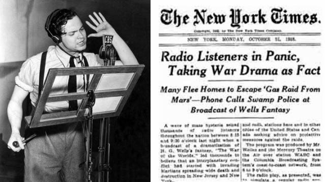 85 years ago, Orson Welles told the United States The War of the Worlds had  really begun - ABC News
