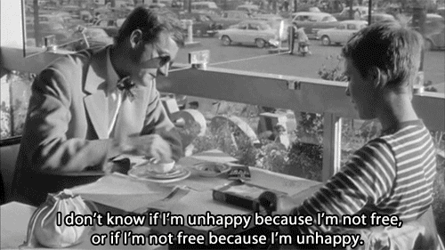 Breathless Jean-Luc Godard GIF