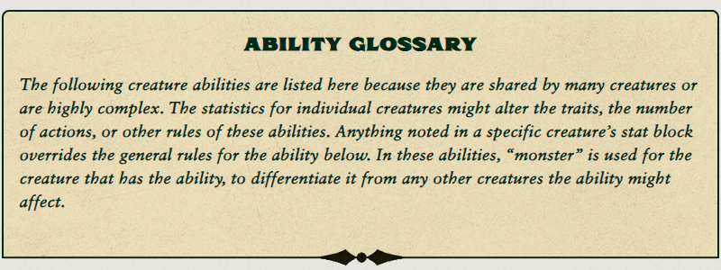 npc core ability glossary