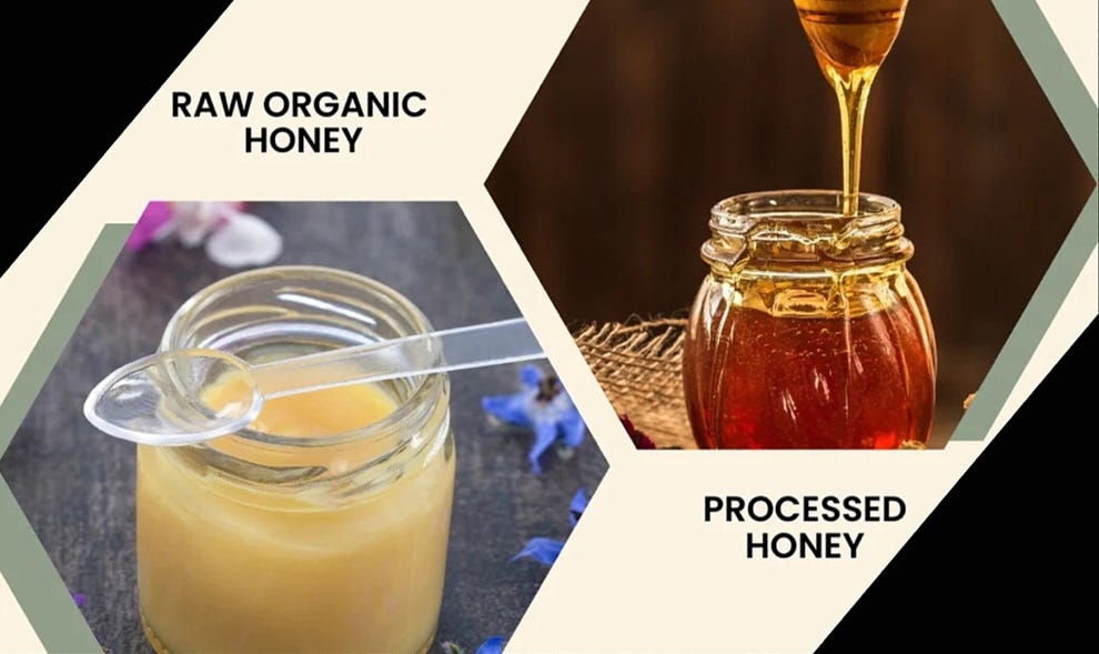 A collage of different types of honey

AI-generated content may be incorrect.