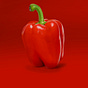 Man Eating Bell Pepper