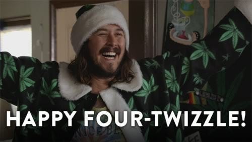 Warning Satire Ahead on Twitter: "Happy Holidays #420 #Workaholics  #Cannabis #HappyHolidays #Stoner… "