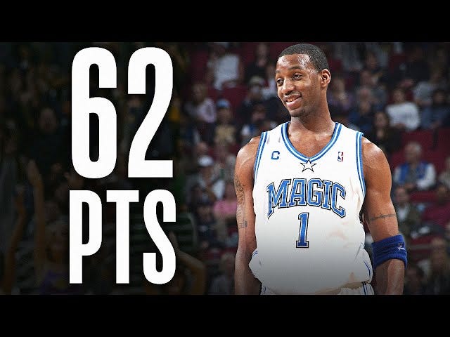 Tracy McGrady's CAREER-HIGH 62 Point Game Tracy McGrady's CAREER-HIGH 62 Point Game