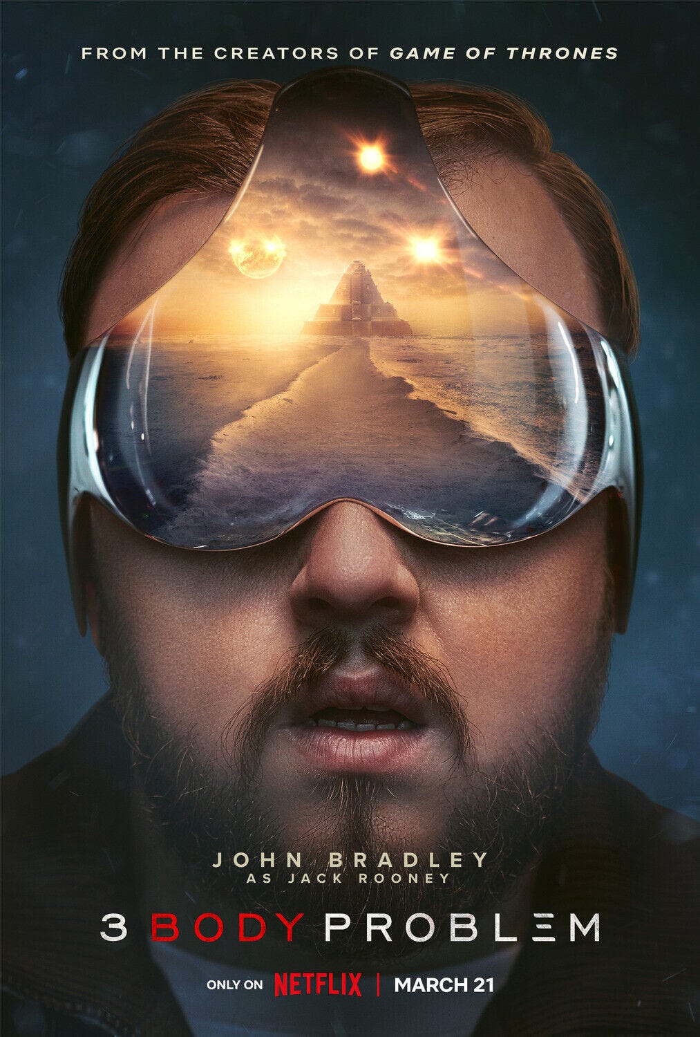 John Bradly 3 Body Problem Movie Poster Many Sizes - Picture 1 of 2 John Bradly 3 Body Problem Movie Poster Many Sizes - Picture 1 of 2