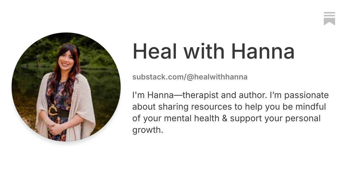 Heal with Hanna | Substack
