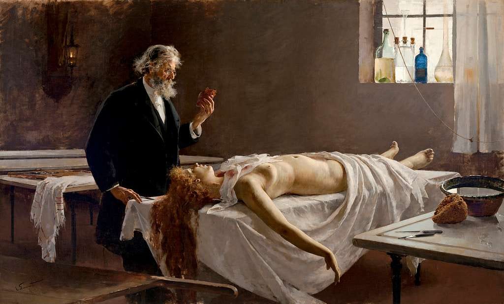 Enrique Simonet - La autopsia 1890 - PICRYL - Public Domain Media Search  Engine Public Domain Search
