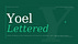 Yoel Lettered