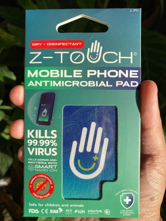 Z-Touch Mobile Phone Antimicrobial Pad