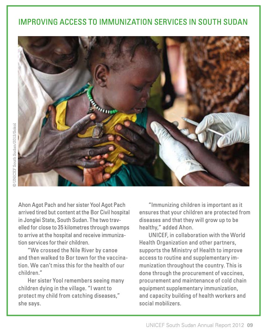 Parents in South Sudan go to extreme measures to vaccinate and protect their kids! Parents in South Sudan go to extreme measures to vaccinate and protect their kids!