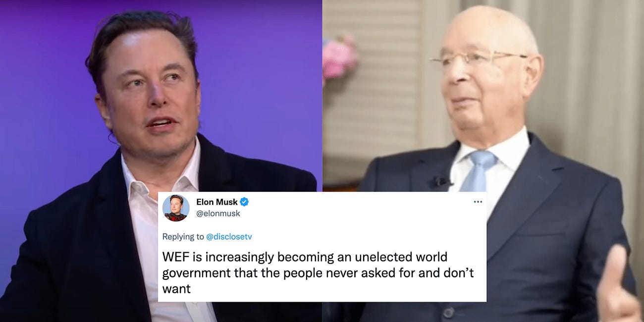 Elon Musk sem hagyta szó nélkül a háttérhatalmi bábok találkozóját Davosban!