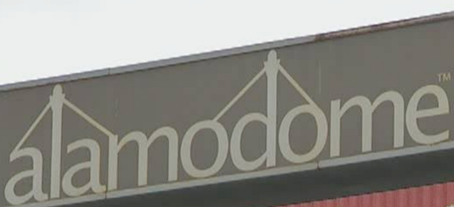 Alamodome sign Alamodome sign