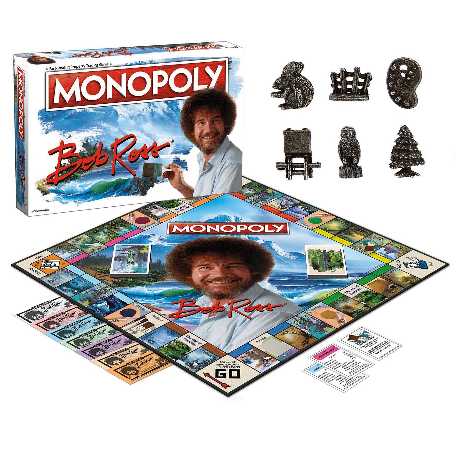 MONOPOLY Bob Ross® Edition Game – Hasbro Pulse