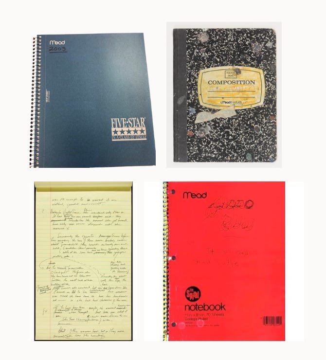 Creative People and their Notebooks - by Jillian Hess