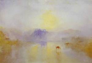 Joseph Mallord William Turner:  Norham Castle: Sunrise