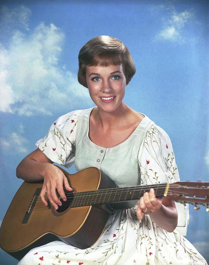 JULIE ANDREWS in THE SOUND OF MUSIC -1965-. Photograph by Album - Fine Art  America