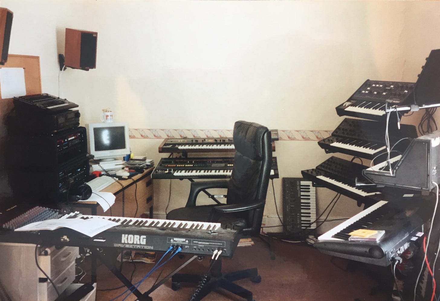 My Studio in the '90s : r/synthesizers