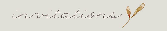 Invitations