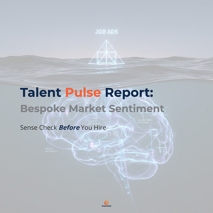 Four-part methodology gallery: 1. Strategic Search Roadmap; 2. MedTech Market Mapping; 3. Pre-Hire Sentiment Audit; 4. Salary and Comp Data from the field