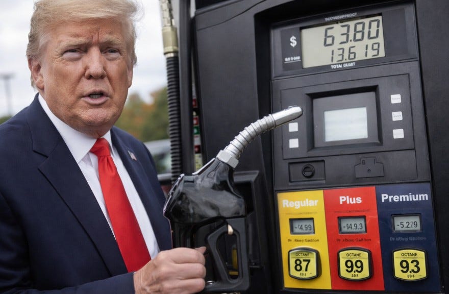 Trump Mental Collapse Worsens As He Claims High Gas Prices Are Good