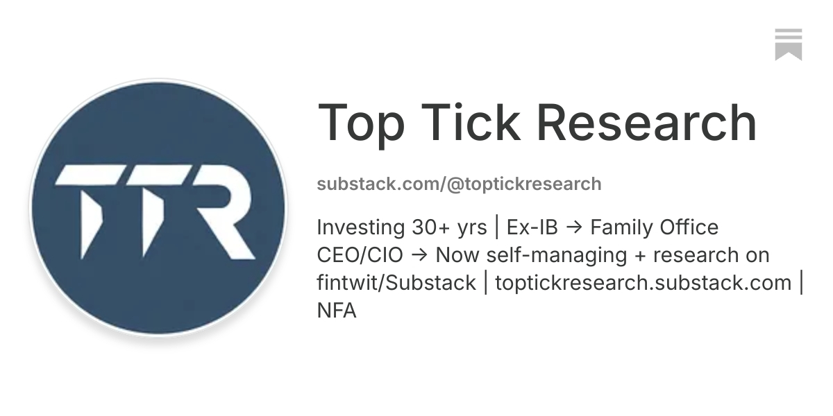 Top Tick Research | Substack