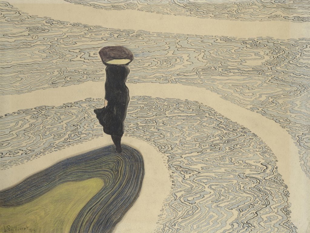 Leon Spilliaert Woman at the Shoreline 1910