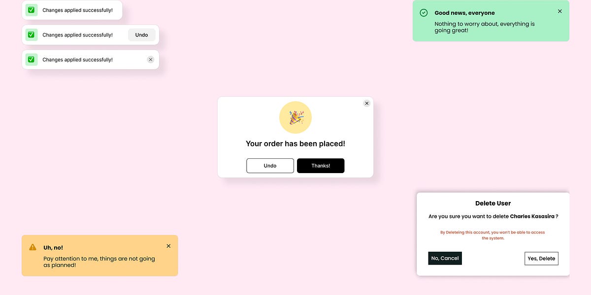 Designing Success (Part 2): Do’s, Don’ts, and Use Cases of Confirmation ...