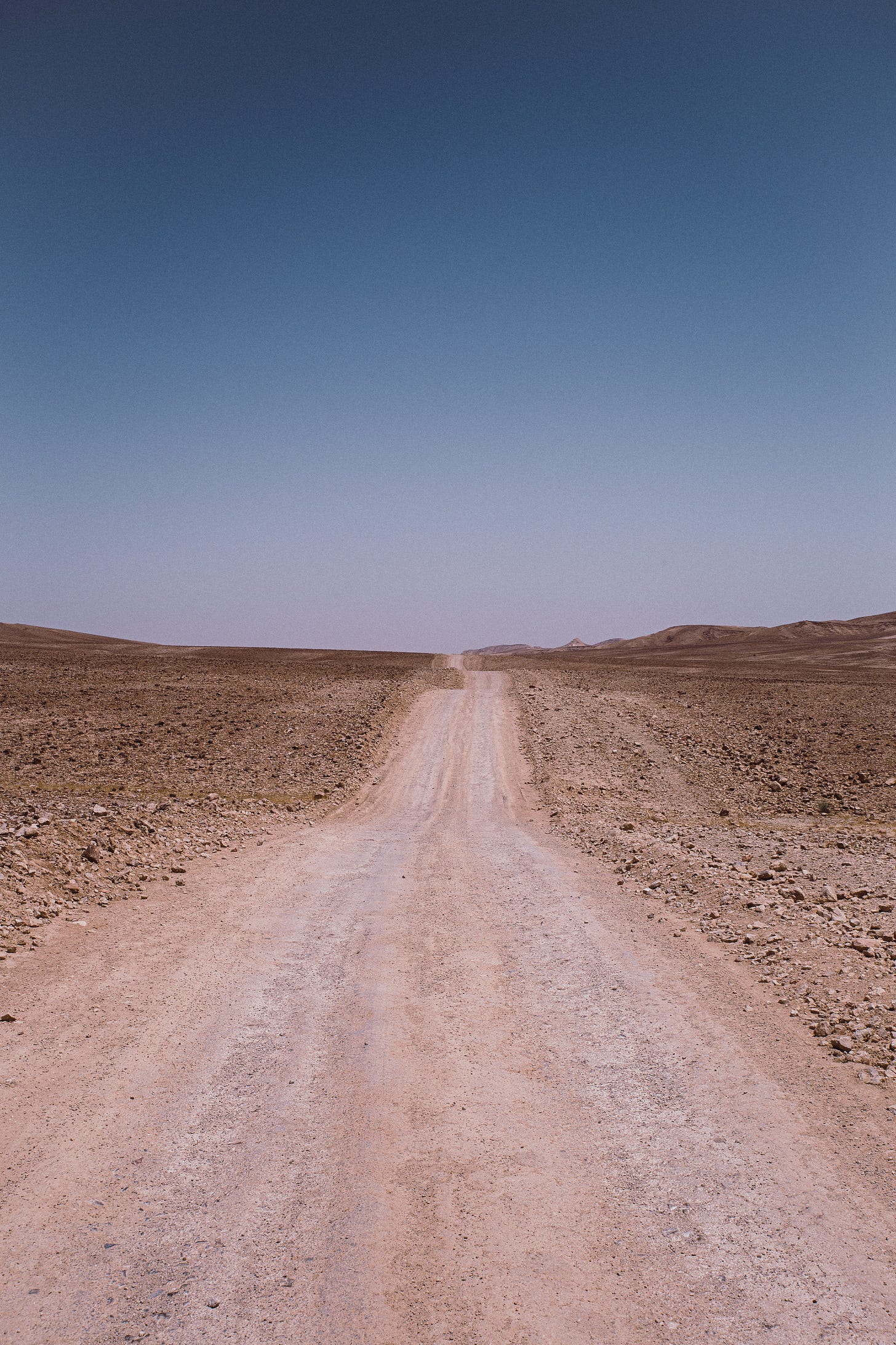 dusty desert road