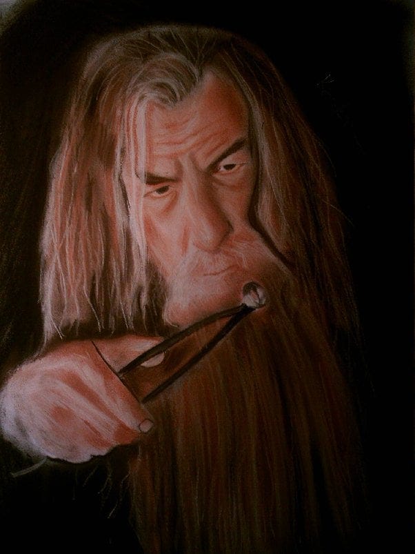 In LOTR, Gandalf refuses to touch the ring so he is not tempted by it, is  he smart? : r/BatmanArkham In LOTR, Gandalf refuses to touch the ring so he is not tempted by it, is  he smart? : r/BatmanArkham