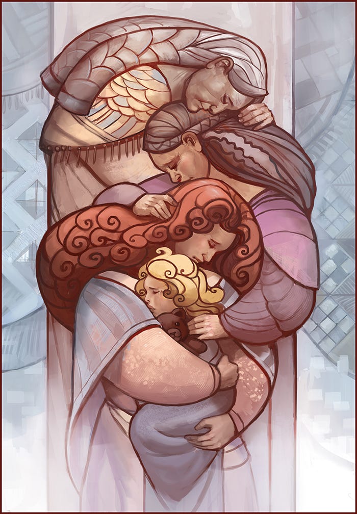 The Daughter of the Daughter of My Daughter by juliedillon on DeviantArt