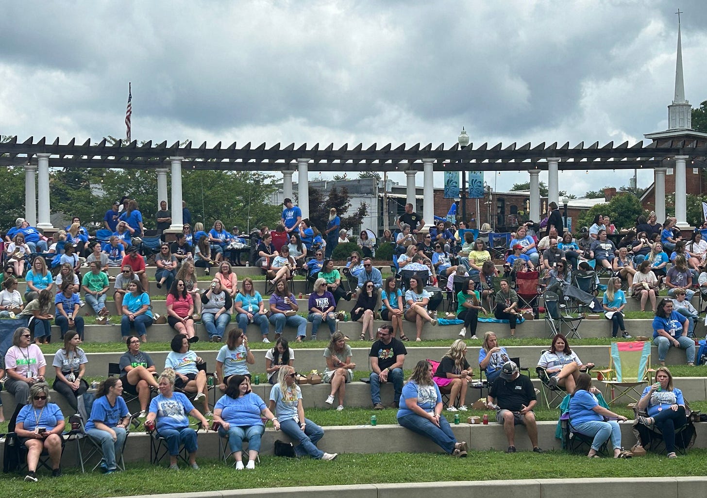 May be an image of clarinet and crowd