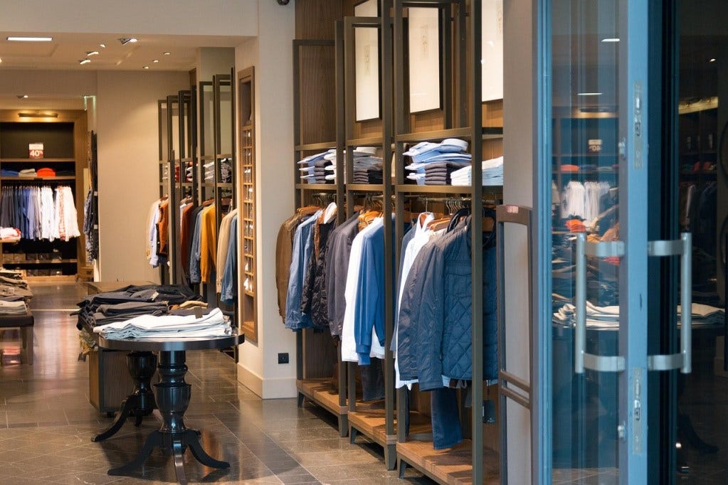 menswear store