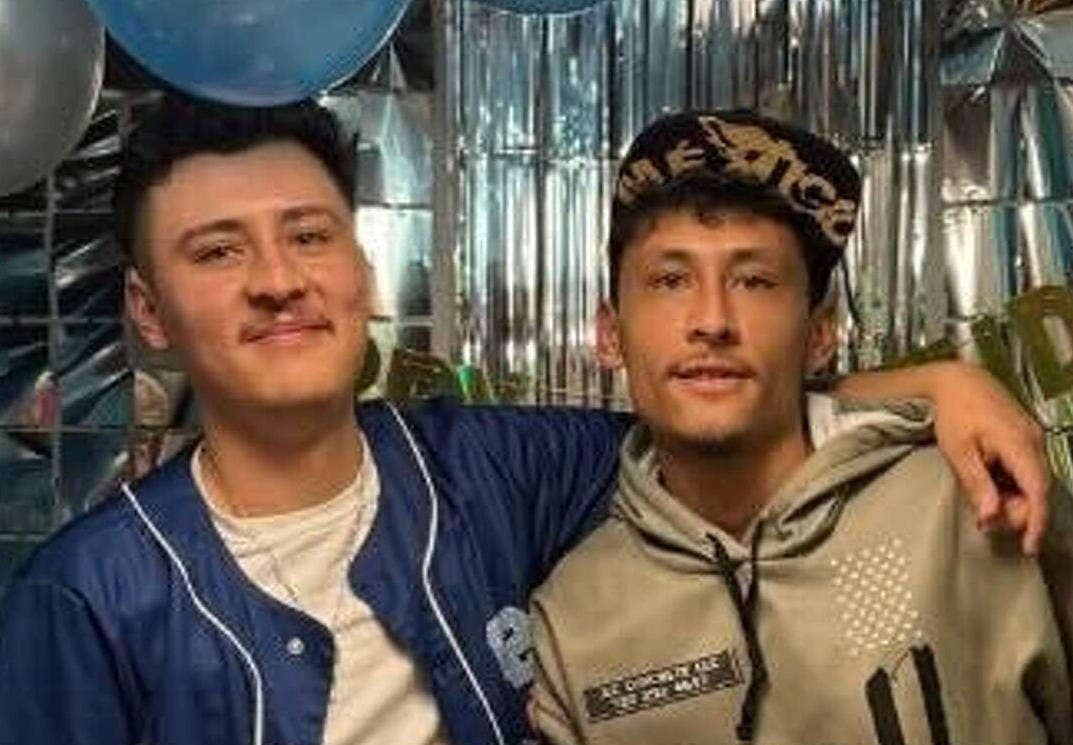 Brian José Morales Garcia (right) with his brother, Miguel Morales, has a birth certificate showing he was born in Denver. Homeland Security accused him of entering the country illegally and deported him to Mexico. (Photo courtesy Brian José Morales García via Texas Tribune)