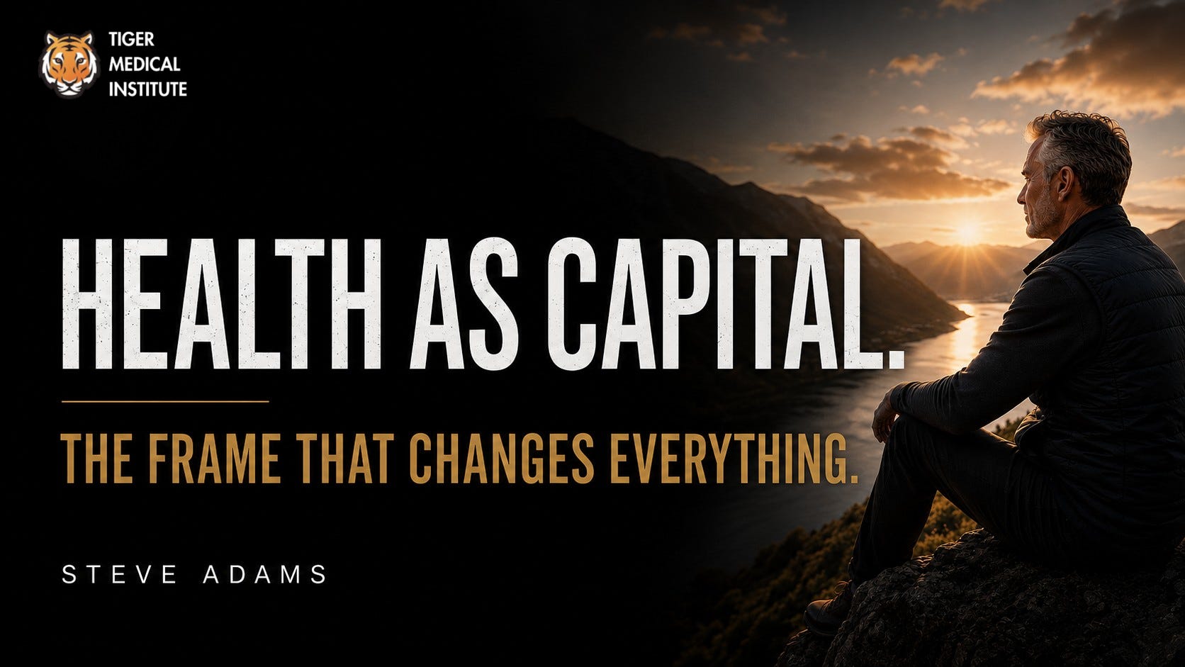 Health as capital: the frame that changes everything.