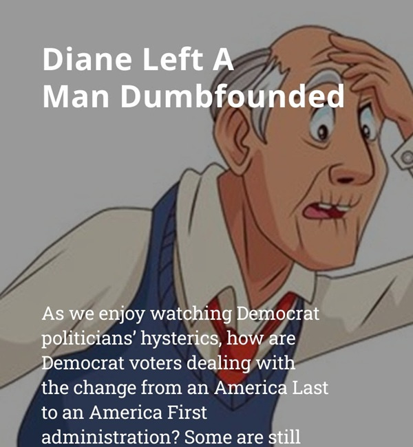 Diane Left A Man Dumbfounded