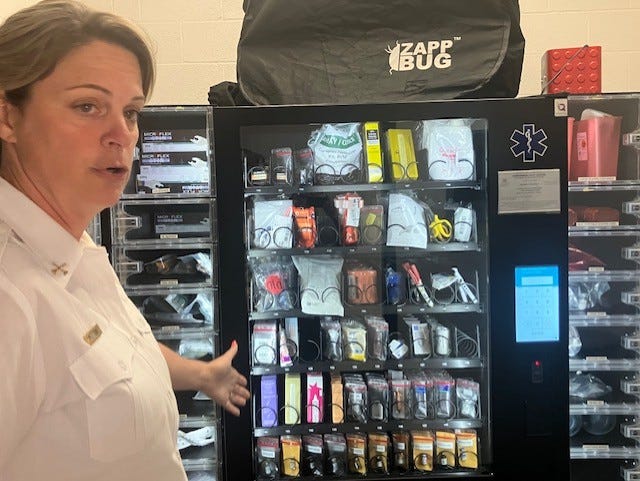 pictures of emergency inventory check and supplies