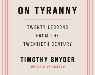 On Tyranny by Timothy Snyder
