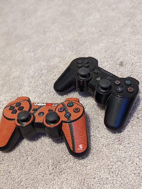 PS3 controllers of the rainbow!