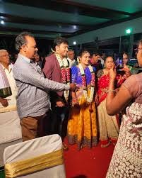 Event 4: Edurukolu The marriage starts with Edurukolu , means the bride's family welcomes the groom's family into the marriage hall. The ritual is observed with great fun and excitement as the Event 4: Edurukolu The marriage starts with Edurukolu , means the bride's family welcomes the groom's family into the marriage hall. The ritual is observed with great fun and excitement as the