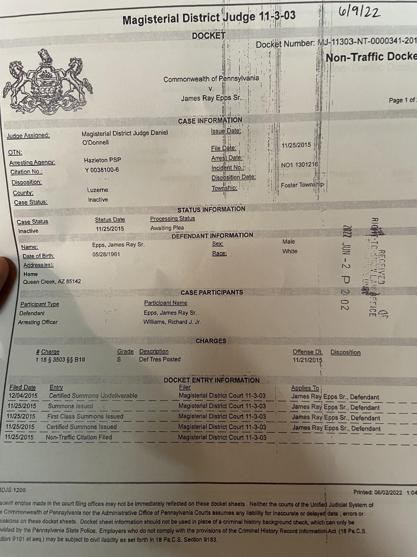 ray epps docket ray epps docket