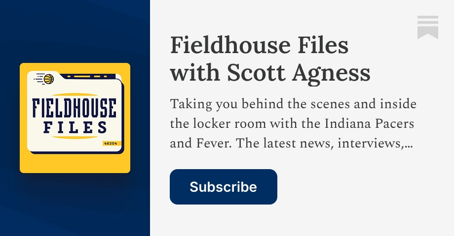 Fieldhouse Files with Scott Agness | Substack
