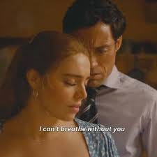 "I can't breathe without you"