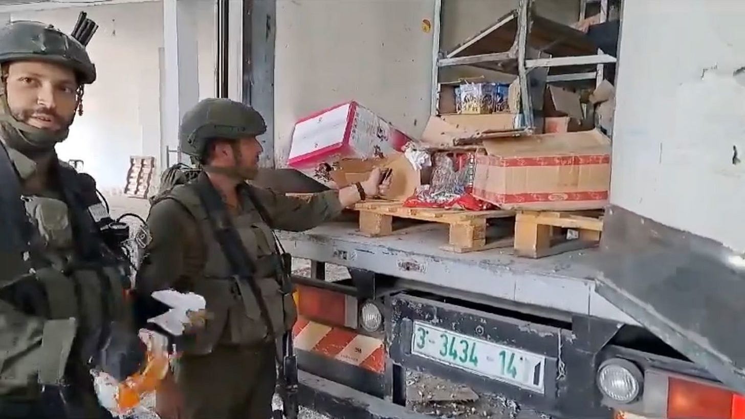 Videos show Israeli soldiers in Gaza burning food, vandalizing a shop and  ransacking private homes | CNN