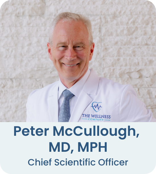 A smiling man in a white lab coat stands against a light-colored wall, with text identifying him as Chief Scientific Officer.
