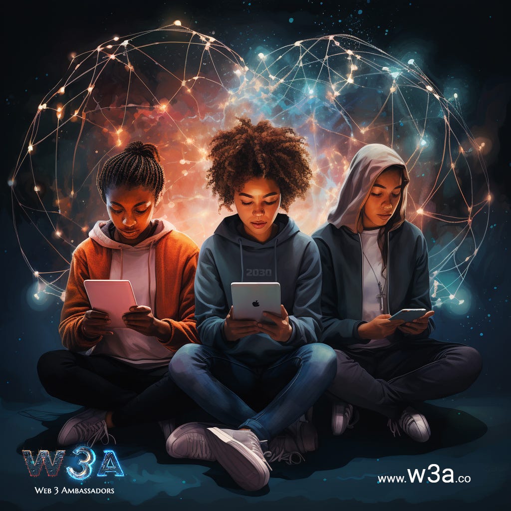 Web 3 Ambassadors: A message from Gen Z. YOLO, Generation Z and younger grew up as an interconnected collective, everyone else grew up as sovereign individuals, island's to one's self.