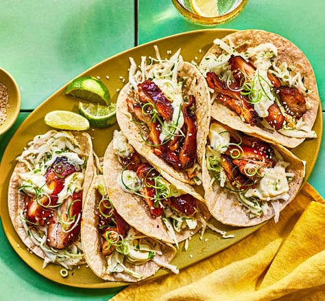 six piectures of cabbage recipes as listed below this image