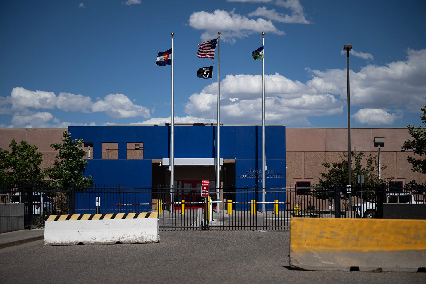 Protester shot by Geo Group employee near Aurora detention center, police say Protester shot by Geo Group employee near Aurora detention center, police say