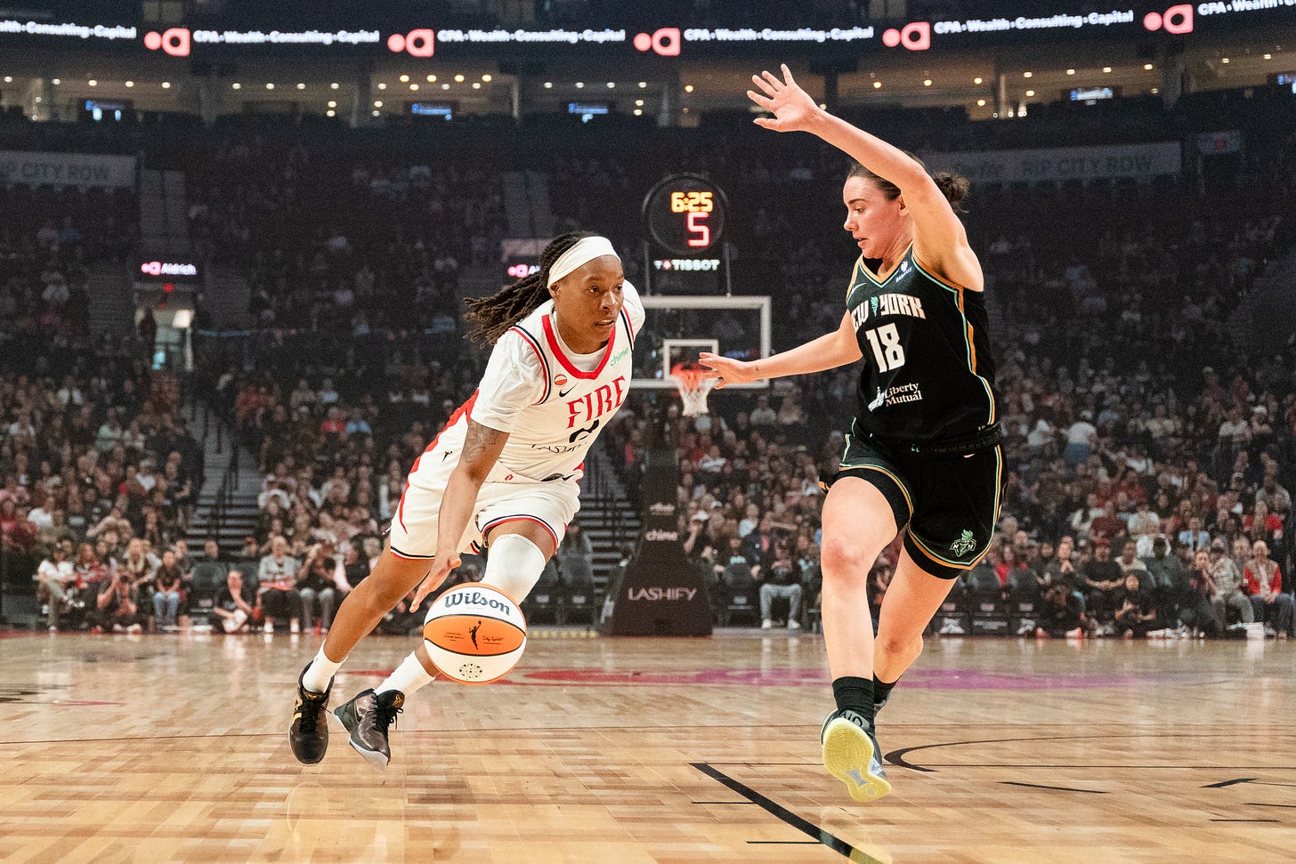 Pauline Astier's rookie mistake proves costly in Liberty loss