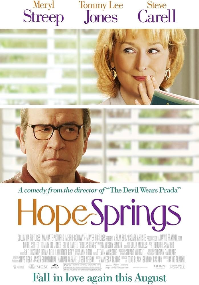 HOPE SPRINGS Original Movie Poster 27x40 - DS - VERSION B - TOMMY LEE JONES  - MERYL STREEP