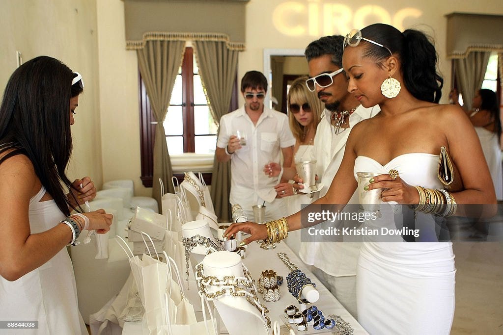 Sean "Diddy" Combs, Ashton Kutcher, CIROC and Malaria No More Host The 2009 White Party - Inside Sponsors