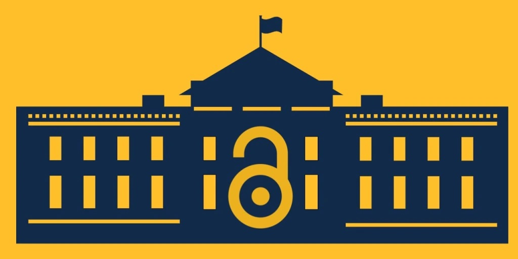 Icon image of white house with digital lock on the facade